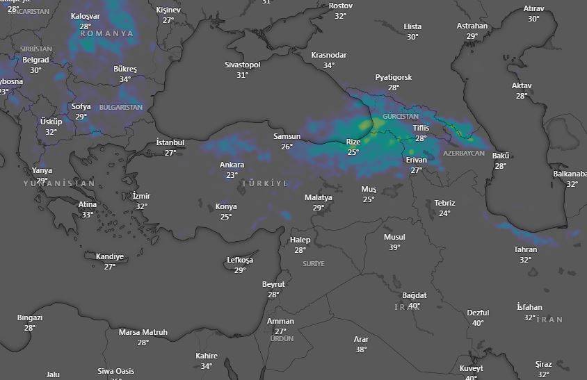 Kars ve Ardahan çevreleri için sağanak uyarısı 14